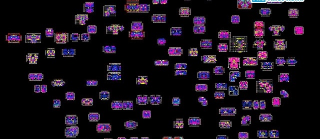 100 file autocad bố trí mặt bằng công trình kiến trúc mẫu - Ảnh 4